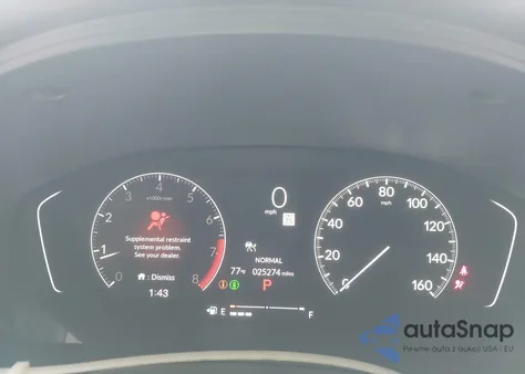 2025 Honda Civic Sport z USA, uszkodzony, nr VIN 2HGFE2F51SH509833